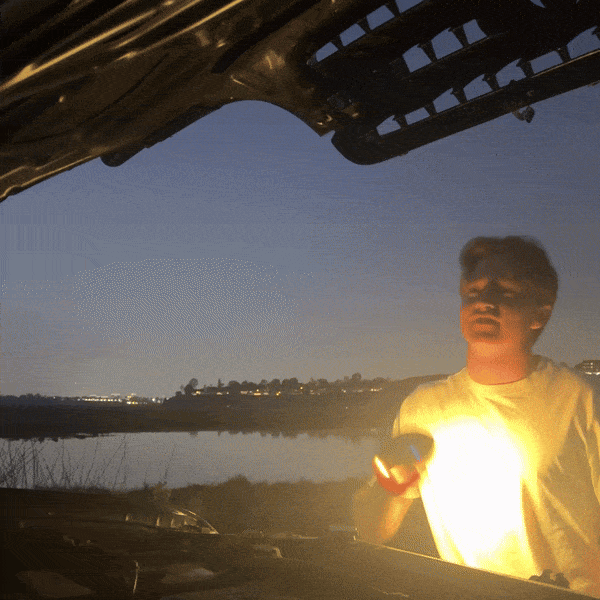 Multifunctional camping lights for night. Night mode.